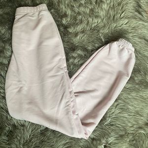 Pink sweatpants